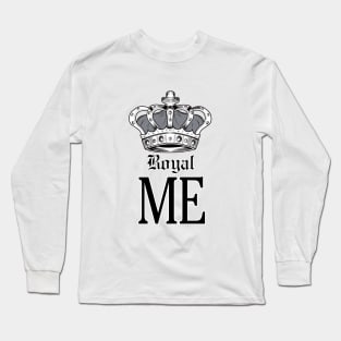 Royal Me - Grey Long Sleeve T-Shirt